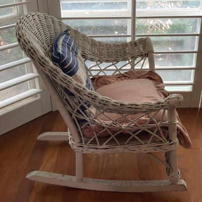 Children’s’ Wicker Rocking Chair