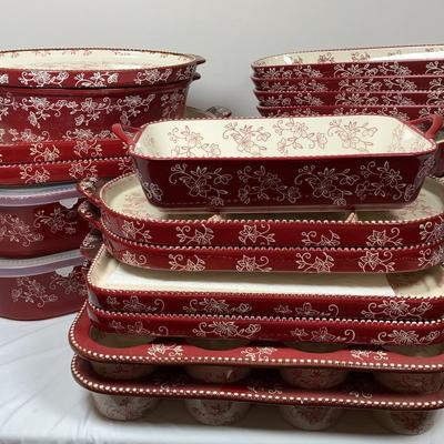 Temptations By Tara Floral Lace Dishes - Huge Assortment!