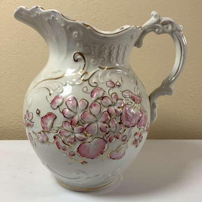 The Wheeling Pottery Company - Porcelain Pink Pitcher 