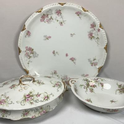 Theodore Haviland Limoges Porcelain Serving Dishes 