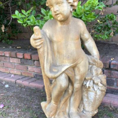 Landscape Cherub Statue