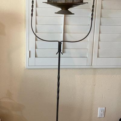 Antique Hendryx Bird Cage and Stand 