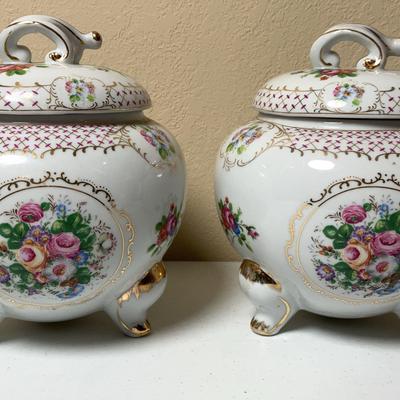 Porcelain Canister Jars