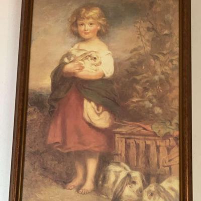 Richard Buckner - "The Pet Rabbits" Print 