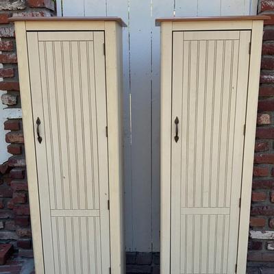 Beadboard Cabinets -Set of 2 