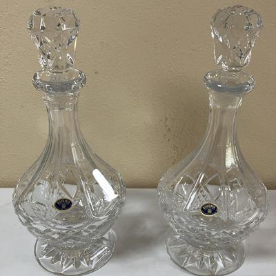 Bohemia Crystal Decanters - Set of 2