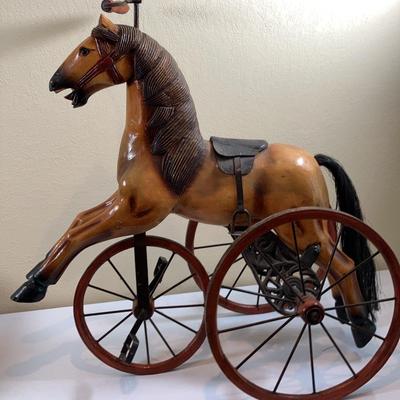 Vintage-Stye Horse Tricycle  