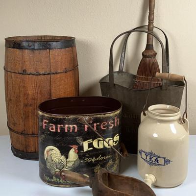 Country Living - Barrels, Tins & More