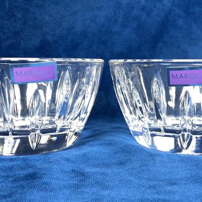 Marquis By Waterford Crystal “Markham Chip & Dip" Bowls