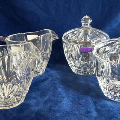 Marquis By Waterford Crystal “Heritage Sugar & Creamer" - 2 Sets