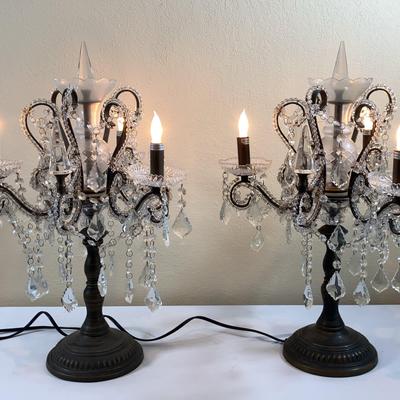 Chandelier Style Table Lamps