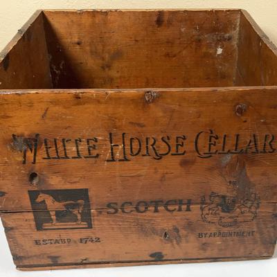 Vintage Wooden Shipping Crate 