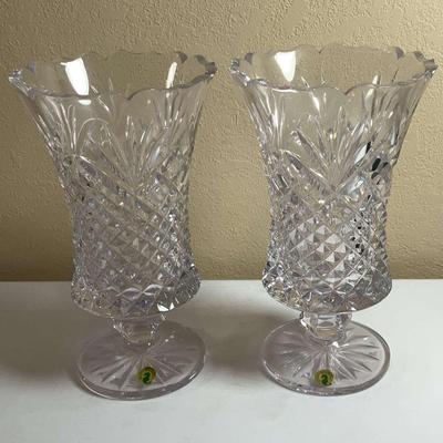 Two Waterford Crystal Vases 