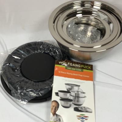 Wolfgang Puck 12 Piece Mixing Bowl Prep Center