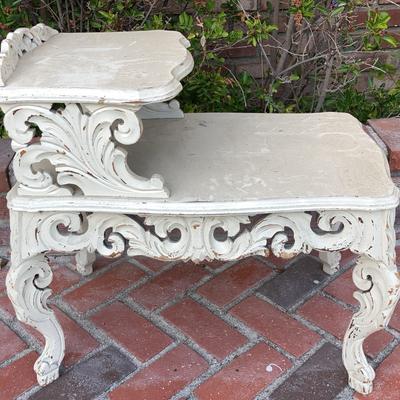 Vintage Weathered Side Table