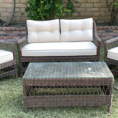 Cayman Wicker Patio Set 
