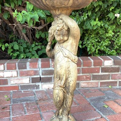 Bird Bath Garden Statue