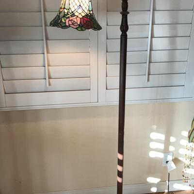 Tulip Floor Lamp - Stained Glass 