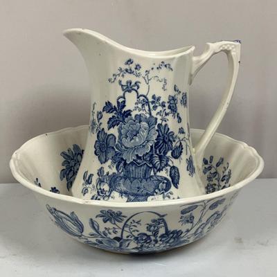 Alfred Meakin “Charlotte” Pitcher & Bowl Set