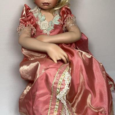 Pamela Erff Porcelain Sitting Doll #178/400 - 26"