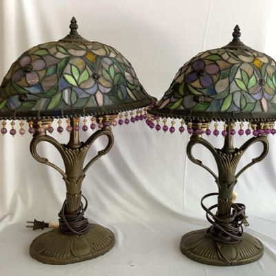 Two Tiffany-Style Lamps