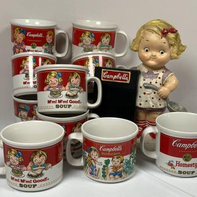 Campbells Soup - Mugs and Bank
