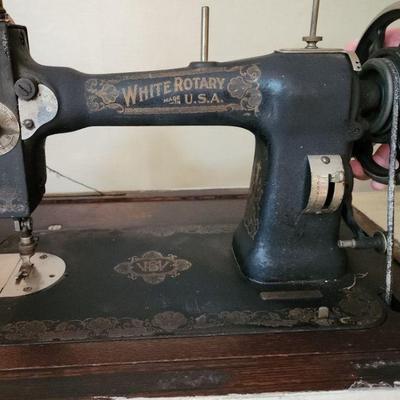 antique White Rotary sewing machine