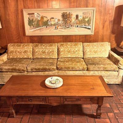 Mid Century Modern furniture including Heywood-Wakefield 2 tier side tables