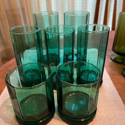 Anchor Hocking Essex Green glassware
