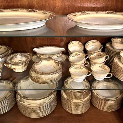 Plenty of china and dinnerware in this sale