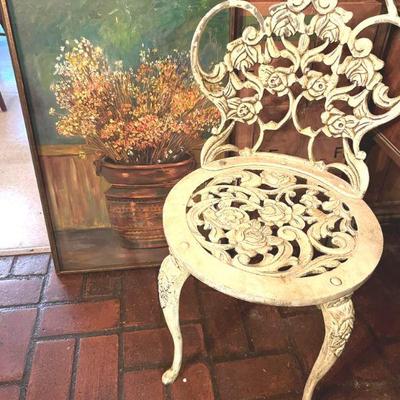 Jewel Denny painting in the back