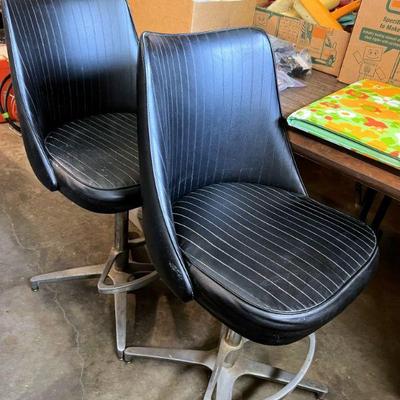 Vintage swivel stools