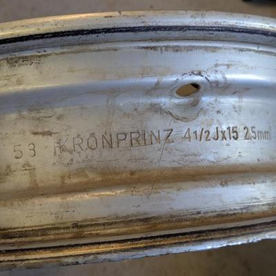 Pair of Porsche 911 KPZ 5-1/2 x 15 Rims
