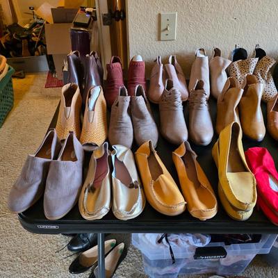 Women's shoes and accessories, mostly new