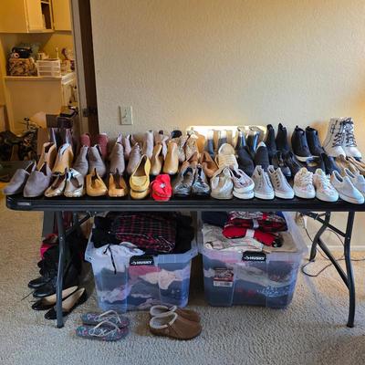 Women's shoes and accessories, mostly new