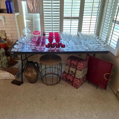 Vintage glassware