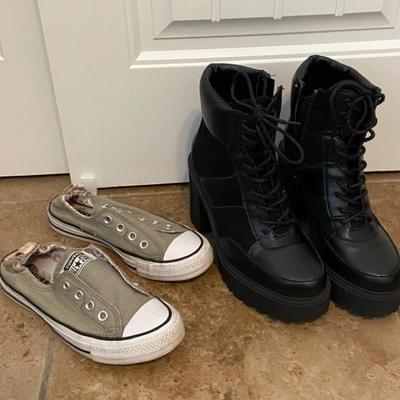 Shoes - Madden Girl Boots (10) & Converse (8)