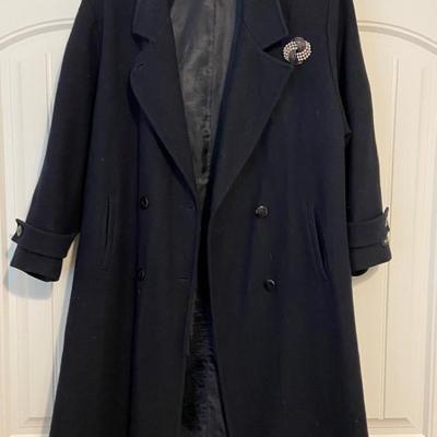 Stephanie Matthews Petite Wool Coat, Made In Mexico (16P) o