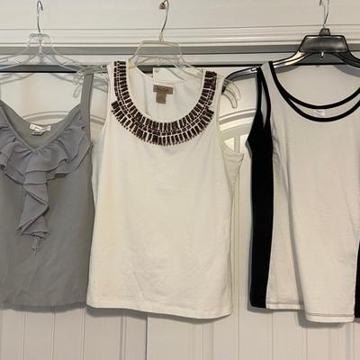 Linda Lucia (M), Peck & Peck (M), Black & White Tank (S)