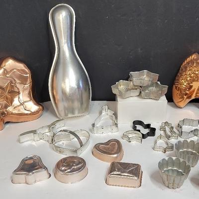 Vintage Copper and Aluminum Molds 