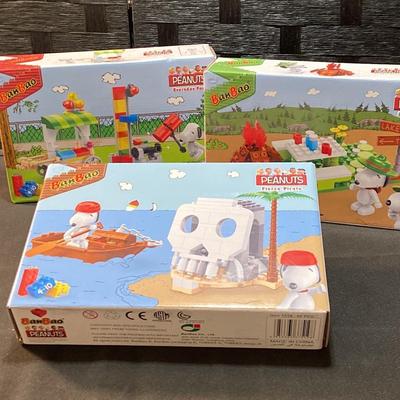 Ban Bao Peanuts New Connecting Block Sets - “Fierce Pirate” “Beagle Scout” & “Everyday Fun” 