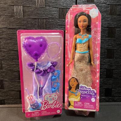 New Disney Princess Pocahontas Doll & My First Barbie Clothes Set 