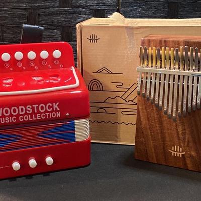 Kids Woodstock Music Collection Accordion & Kalimba 