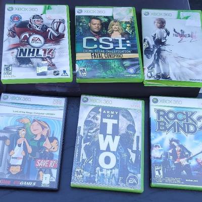 XBOX 360 Games: Xbox 360 (3) & XBOX 360 Live (3)
