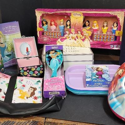 Disney Princesses, Little Mermaid, & Frozen Collectibles AND Mermaid Musical Jewelry Box 