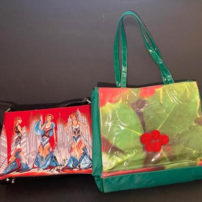 Vintage Bags - Sequin Lady Purse & Beaded Holly Tote