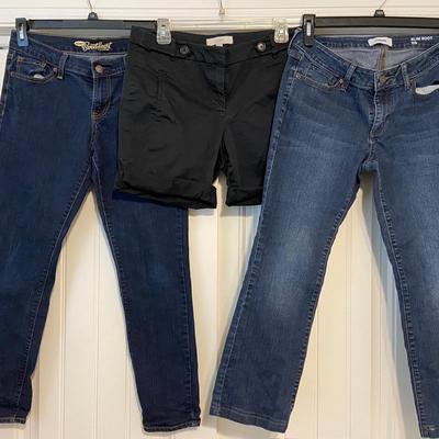 Old Navy (8 Petite), Loft Shorts (8), Sonoma (8S)