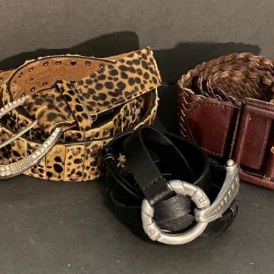 Belts! Banana Republic, Chico’s, Calf Fur/Leather Belt (fragile Condition) - All M/L