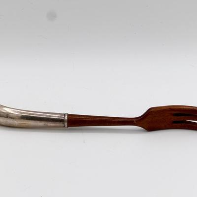 Serving Fork With Sterling Silver Handle 