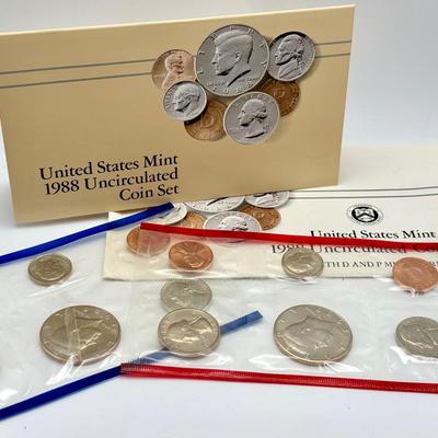 1988 United States Mint Uncirculated Coin Set